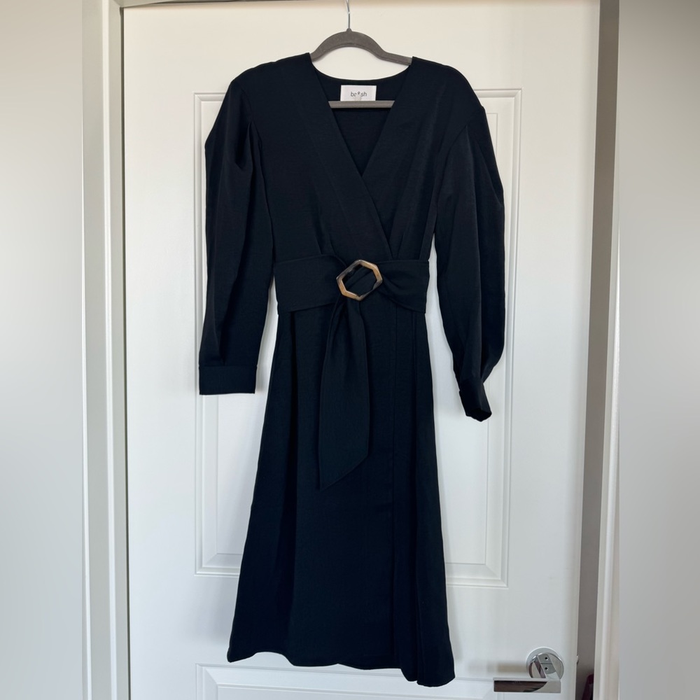 Brand new bash wrap dress with tortoise shell buckle